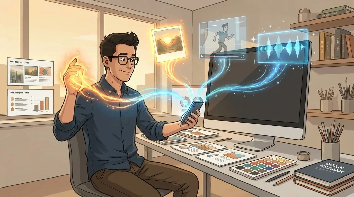 AI Image, Video and Voice Generation – All Through Your Messenger